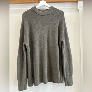 Lululemon Merino Wool-Blend Ribbed Crewneck Sweater
Heathered Nomad 2023